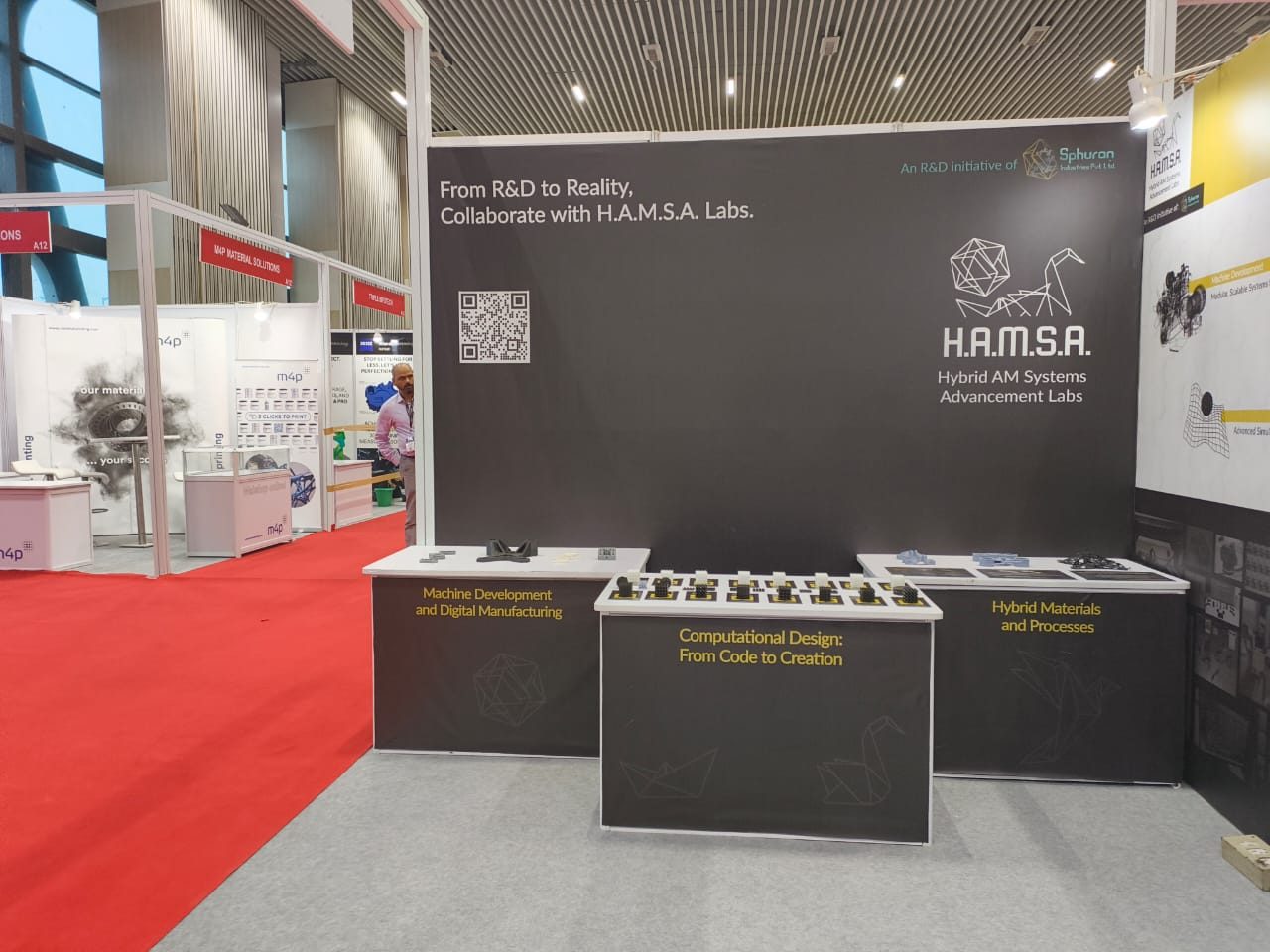 HAMSA exhibition stall in use during the AM Conclave